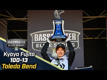 Kyoya Fujita wins 2024 Bassmaster Elite at Toledo Bend with 100 pounds, 13 ounces