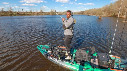 Early Spring Kayak Bass Fishing Tournament