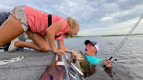 MAN OVERBOARD!! (He DESERVED IT!)