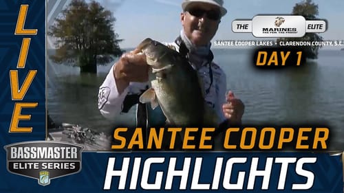 Day 1 Highlights (2020 Bassmaster Elite at Santee Cooper)