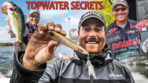 Bryan Thrift's Top 5 Topwater Bass Fishing Baits & Techniques