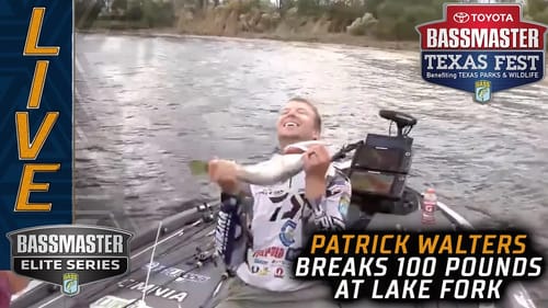 Patrick Walters breaks 100 pounds at Lake Fork