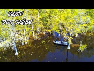 Throwing Topwater DIRT SHALLOW For BIG BASS!!!