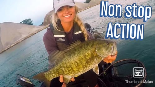HOW TO catch smallmouth BASS (kayak fishing)