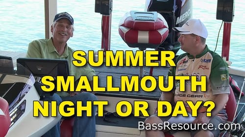 Summer Smallmouth: Better at Night or Day? | Night Fishing | Hank Parker