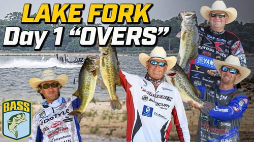 Bassmaster pros bring in OVERS at Lake Fork on Day 1