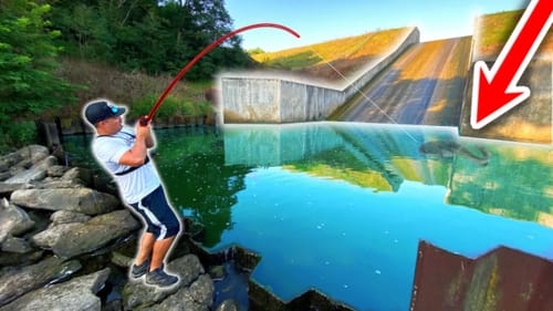 Catching Fish EVERY CAST at INCREDIBLE New Spillway!! (Non-Stop Blowups)