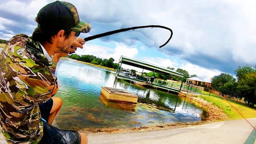 I CAUGHT the FARM POND MONSTER!!!