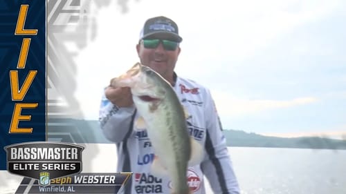 PICKWICK: Joseph Webster kicks off Bassmaster LIVE with a good bass