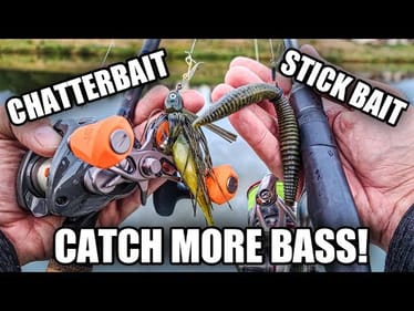 These Lures TOGETER Catch MORE Bass (Bank Fishing Tips)