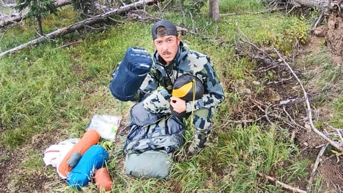 PACK LOAD OUT from Mountain Top - Hike Out Hunt & Lessons Learned