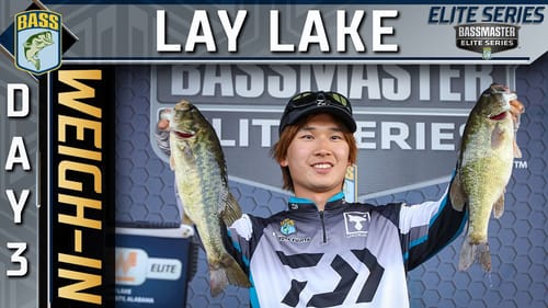 Weigh-in: Day 3 of Bassmaster Elite at Lay Lake