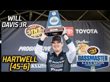 Will Davis Jr. wins 2023 B.A.S.S. Nation Championship at Lake Hartwell with 45 pounds, 6 ounces
