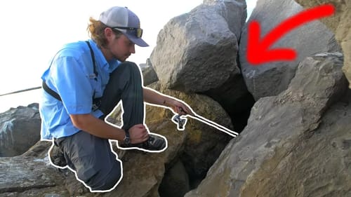Fishing in HIDDEN Rock Pools!! - (EXOTIC FISH)