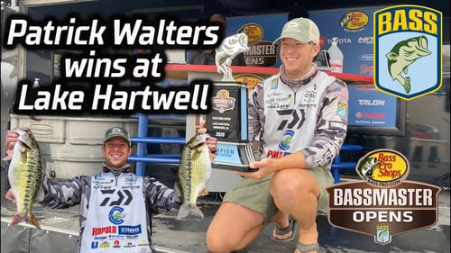 Patrick Walters wins Bassmaster Eastern Open at Lake Hartwell