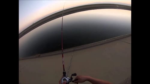 Chasing boils at the California Aqueduct (striper fishing)