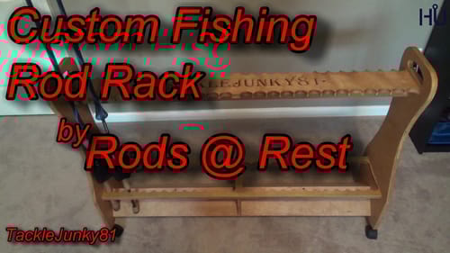 Custom Fishing Rod Rack