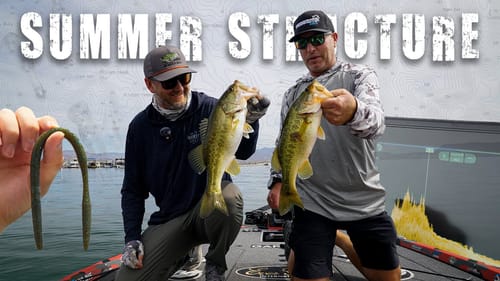 Summer Structure Fishing Made Easy!! Key To Summer Time Fishing featuring Brett Hite