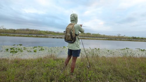 Fishing Roadside Florida Canals For BIG BASS (We Found the BIGSSS)