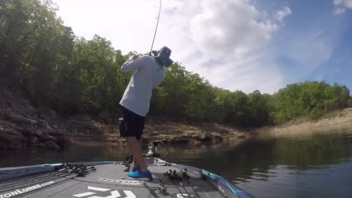 GoPro: Randy Howell catches a nice one on Norfork