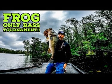Hollow Body Frog ONLY Bass TOURNAMENT During a TROPICAL STORM