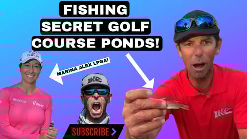 FISHING SECRET GOLF COURSE PONDS!