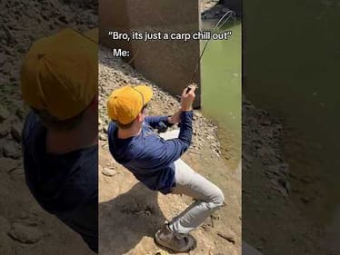 When you hook onto a fish after being skunked all day #Fishing