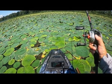 Fishing Manhole-sized Lilly Pads