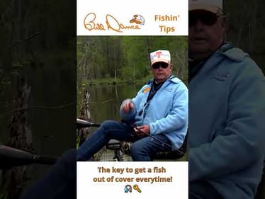 The key to successfully pulling a fish out of cover!