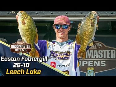 OPEN: Easton Fothergill leads Day 1 at Leech Lake with 26 pounds, 10 ounces