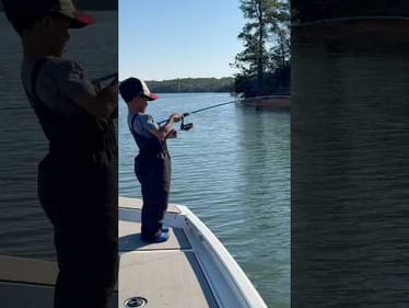 6 Year Old Using Old School Fishing Tech!!!