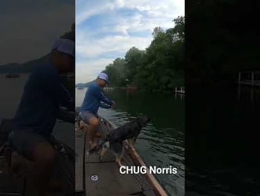 When asked how many smallmouth he can catch, CHUG Norris simply replied, "All of Them".
